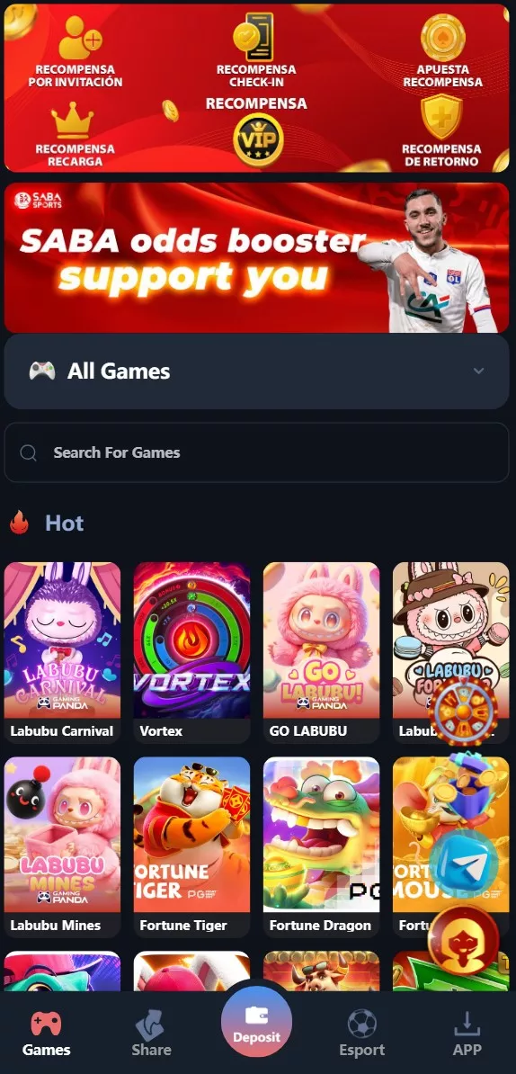 A terceira imagem do aplicativo, plataforma de apostas online com os melhores jogos de apostas e as maiores recompensas em dinheiro